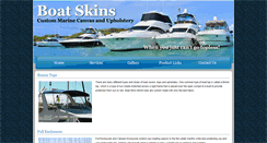 Desktop Screenshot of boatskinscanvas.com